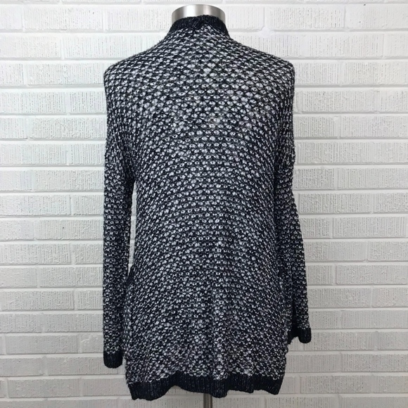 Caslon Cardigan Sweater Open Front Open Knit SP - Picture 3 of 8